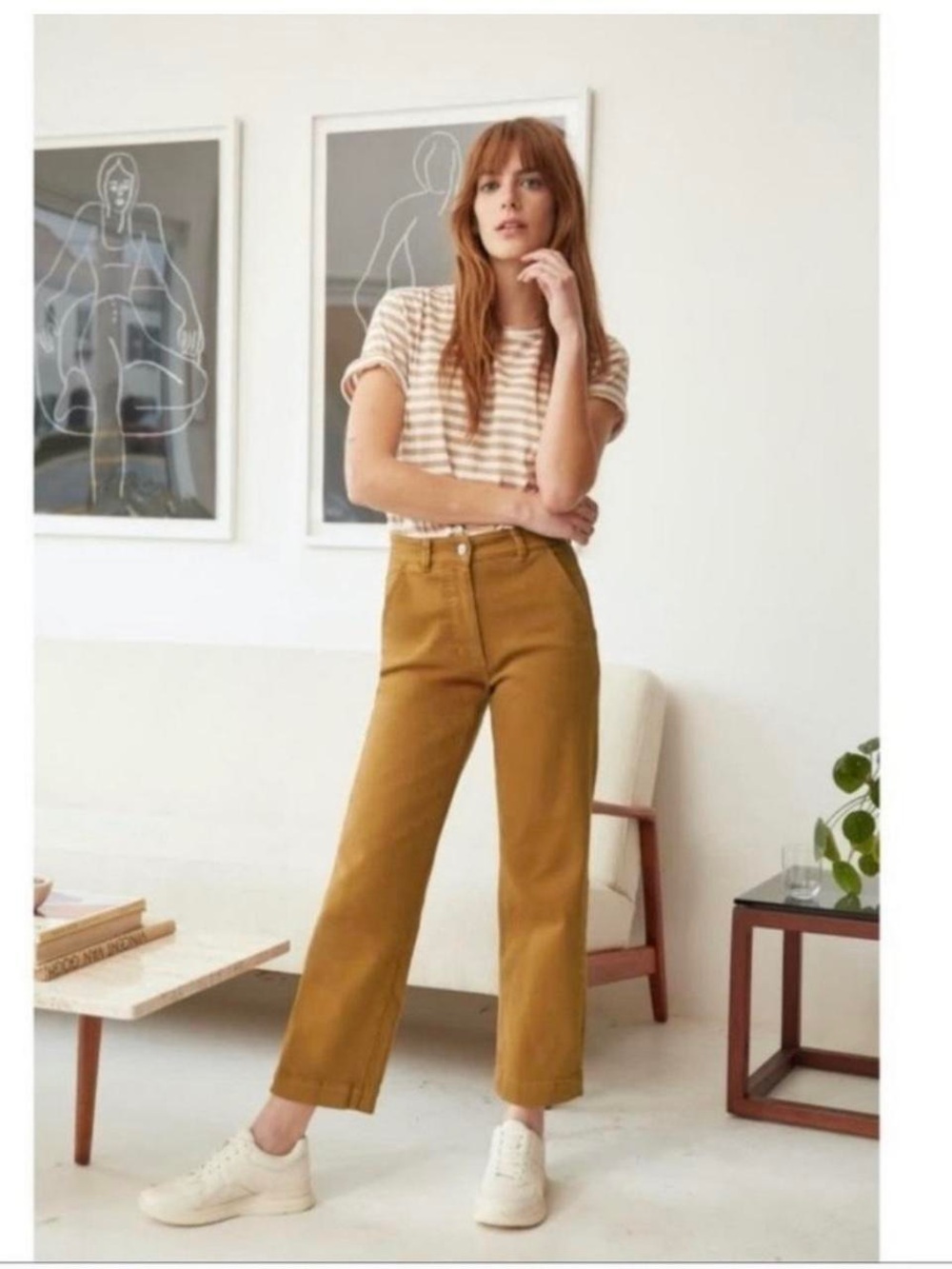 Everlane Straight Leg Utility Crop Pant